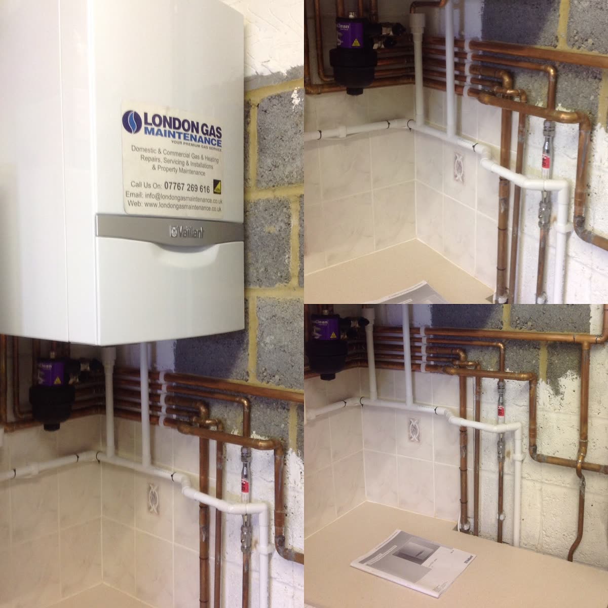 Fitted, labelled and handed over, installed by London Gas Maintenance